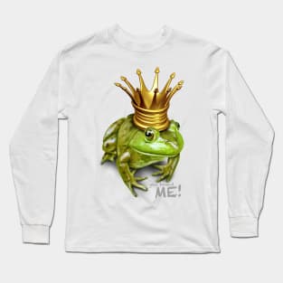 Frog with crown Long Sleeve T-Shirt